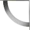 Ekena Millwork Bulwark Steel Bracket, Stainless Steel 2"W x 20"D x 20"H BKTM02X20X20BUSS - alternate 3
